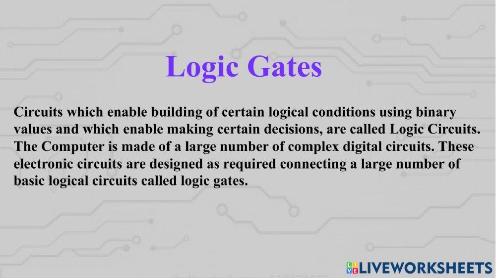 Logic Gates