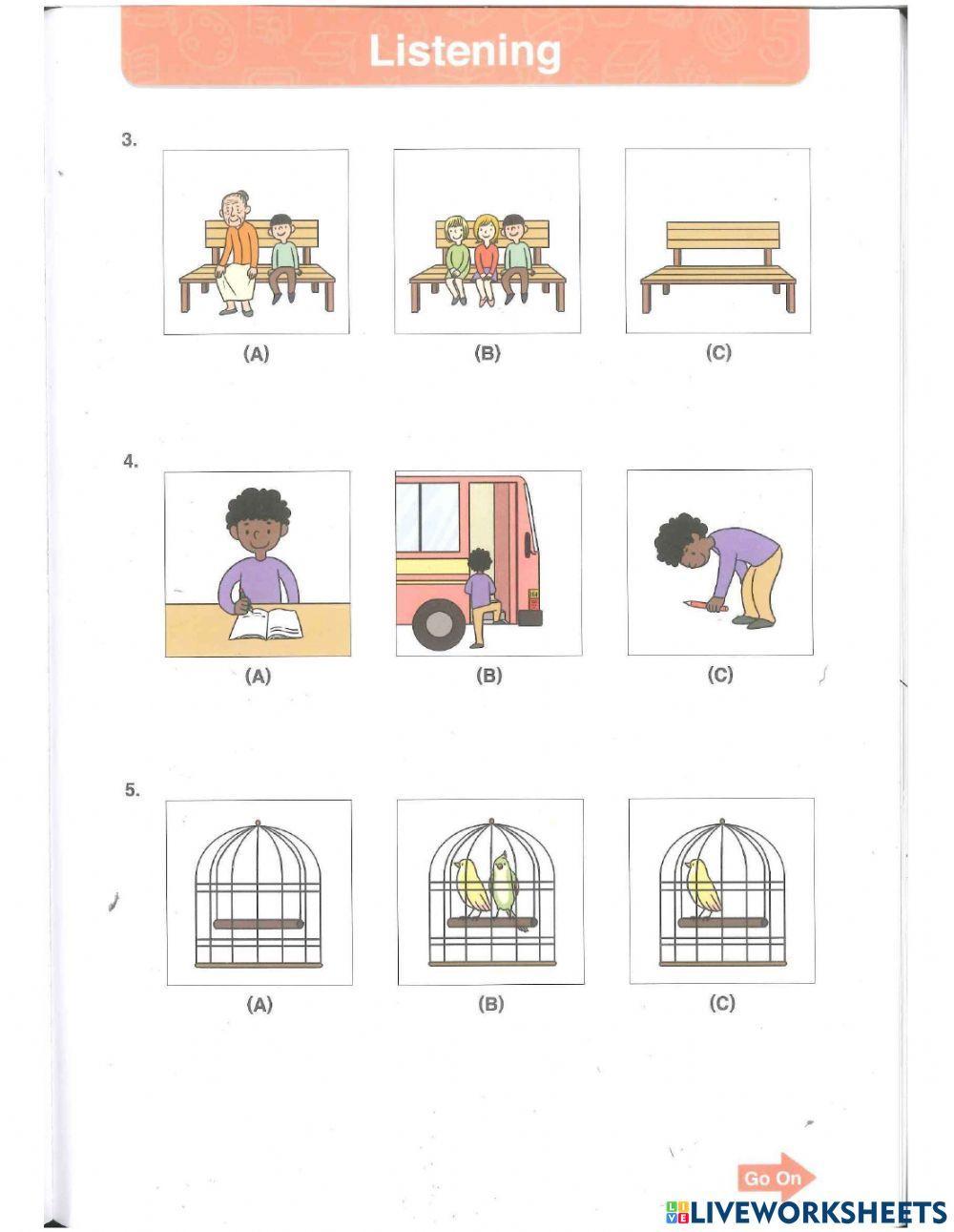Placement test-Primaty toefl