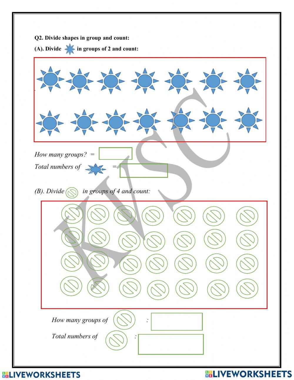 Counting in groups class 2