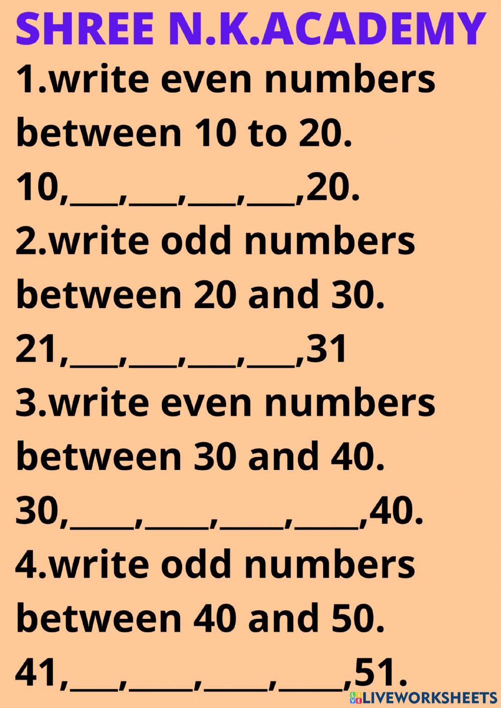 Maths numbers