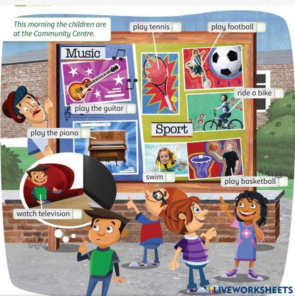 FIRST GRADE HOBBIES LISTENING 3277366 | sergioandresx