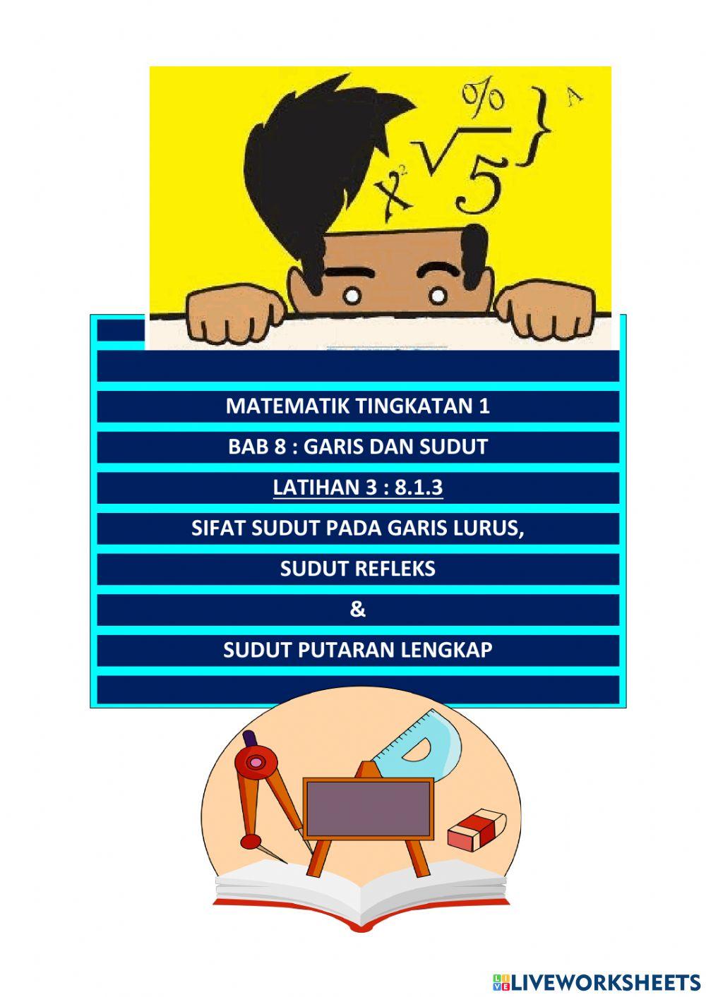 Latihan 3 bab 8 matematik tingkatan 1