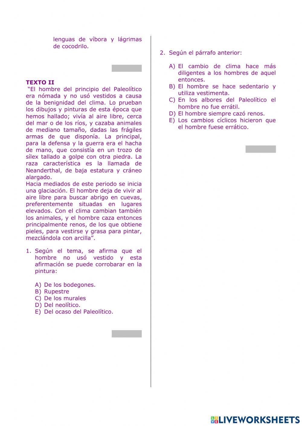 Practica integral de razonamiento verbal