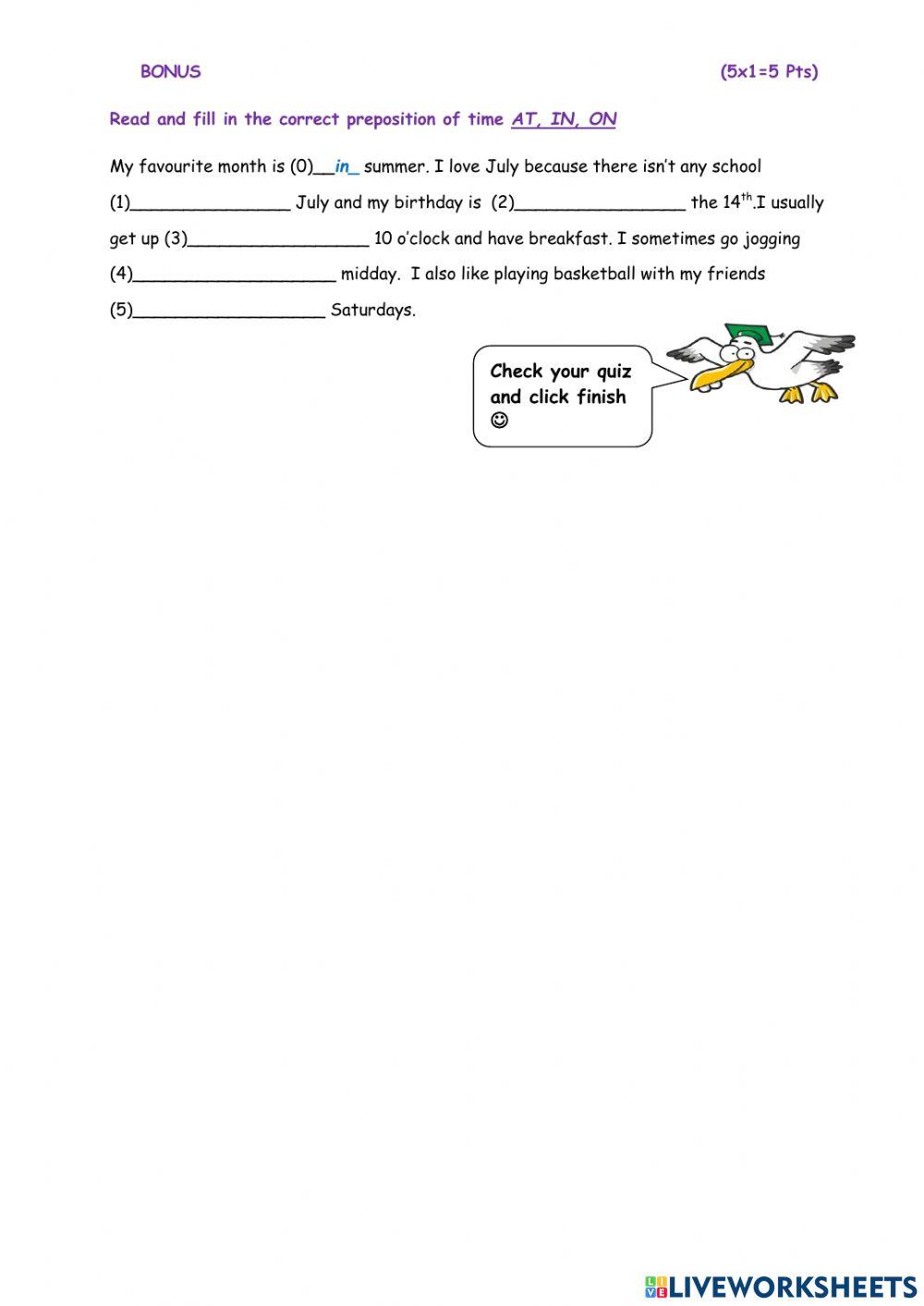 Level 4 Quiz 2 Summer