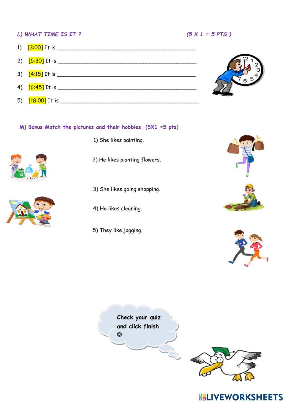 Level 3 Quiz 2 summer