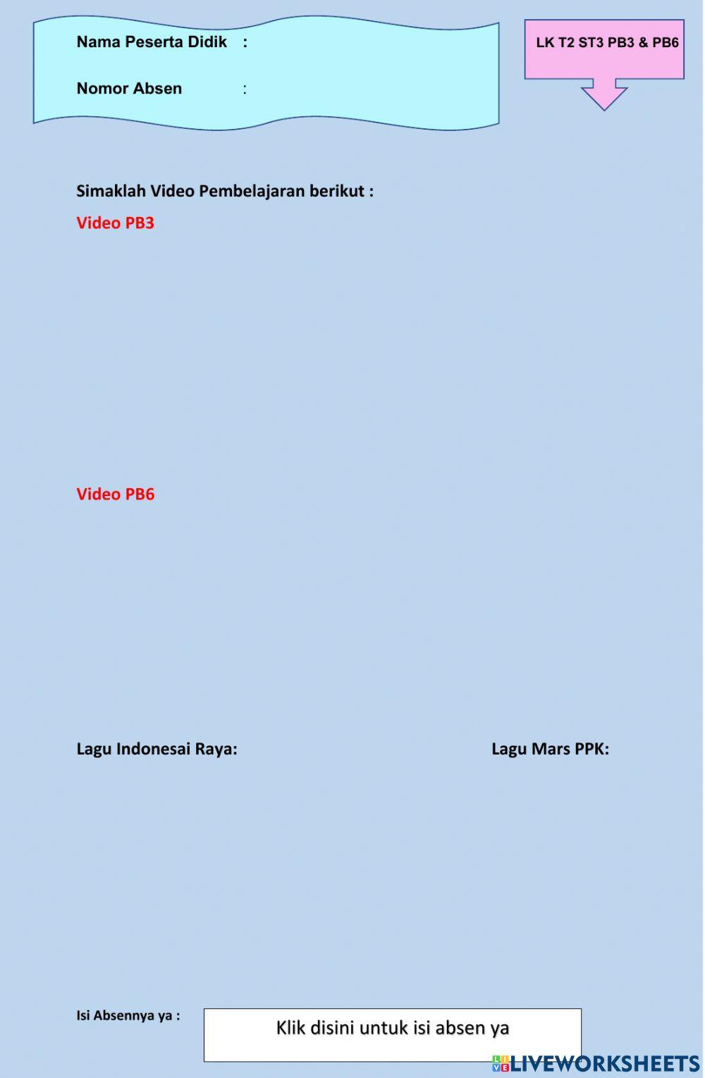 Lk t2 st3 pb3 dan pb6