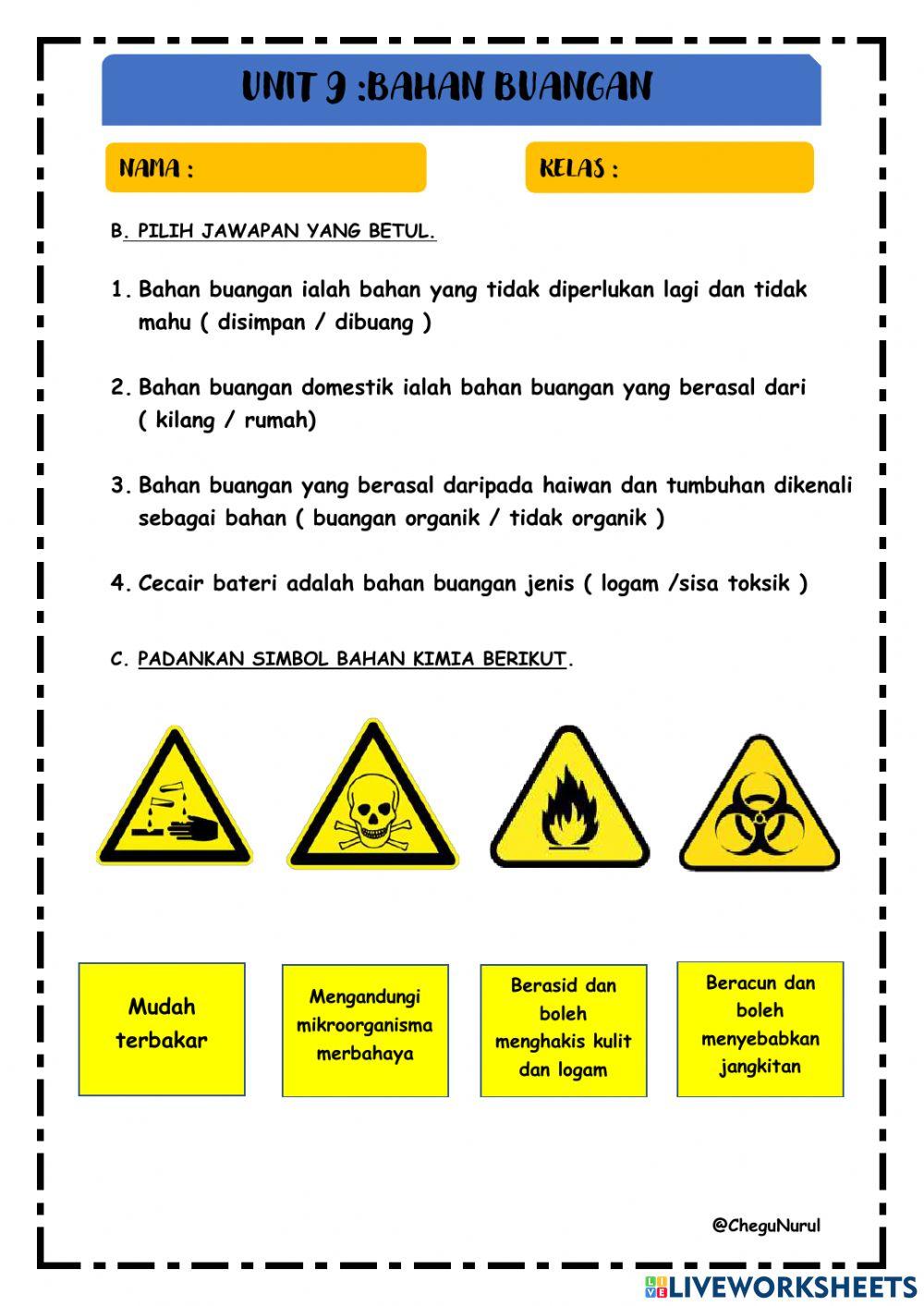 Kenali bahan buangan