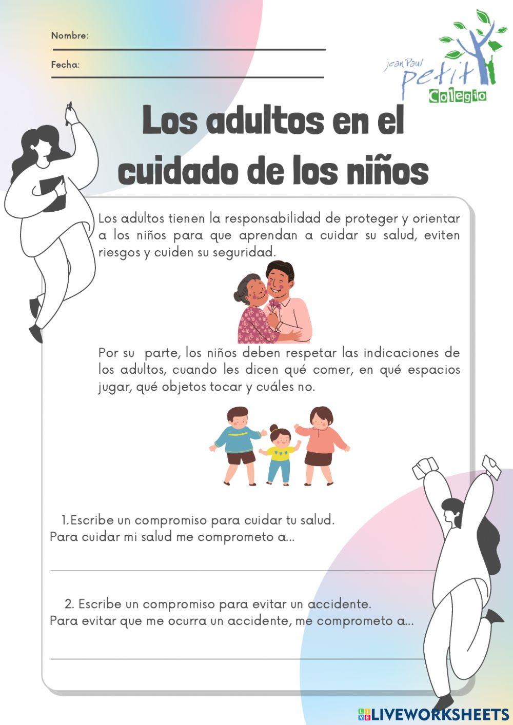 Los adultos en el cuidado de los niños