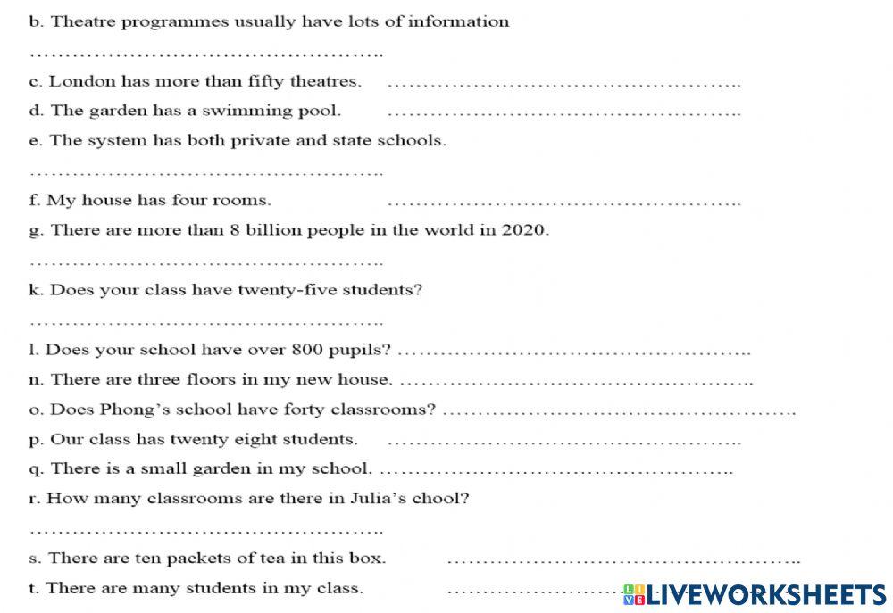 There is-are -- have- has