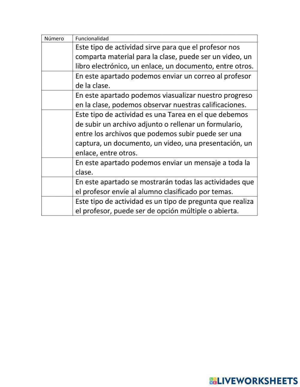 Espacio de Trabajo de Google Classroom