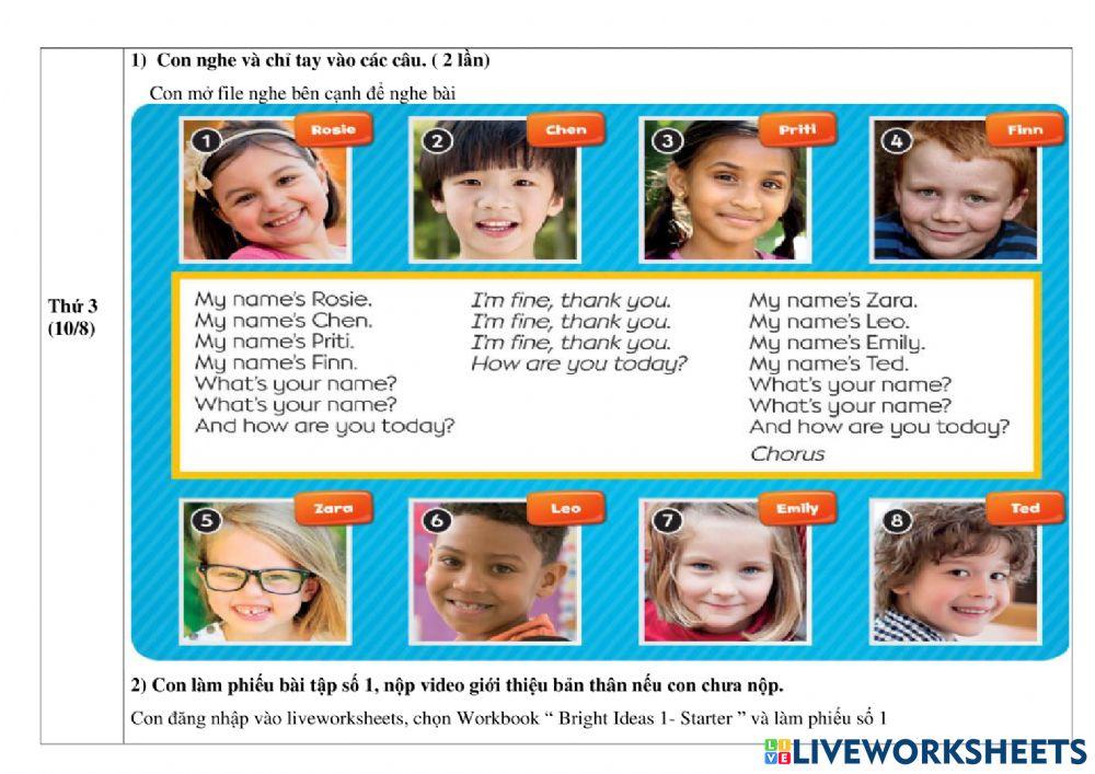 Bright Ideas 1- Starter