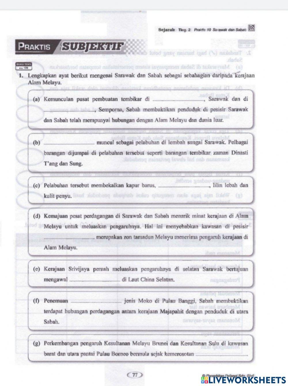 Hubungan sabah dan sarawak dengan alam melayu