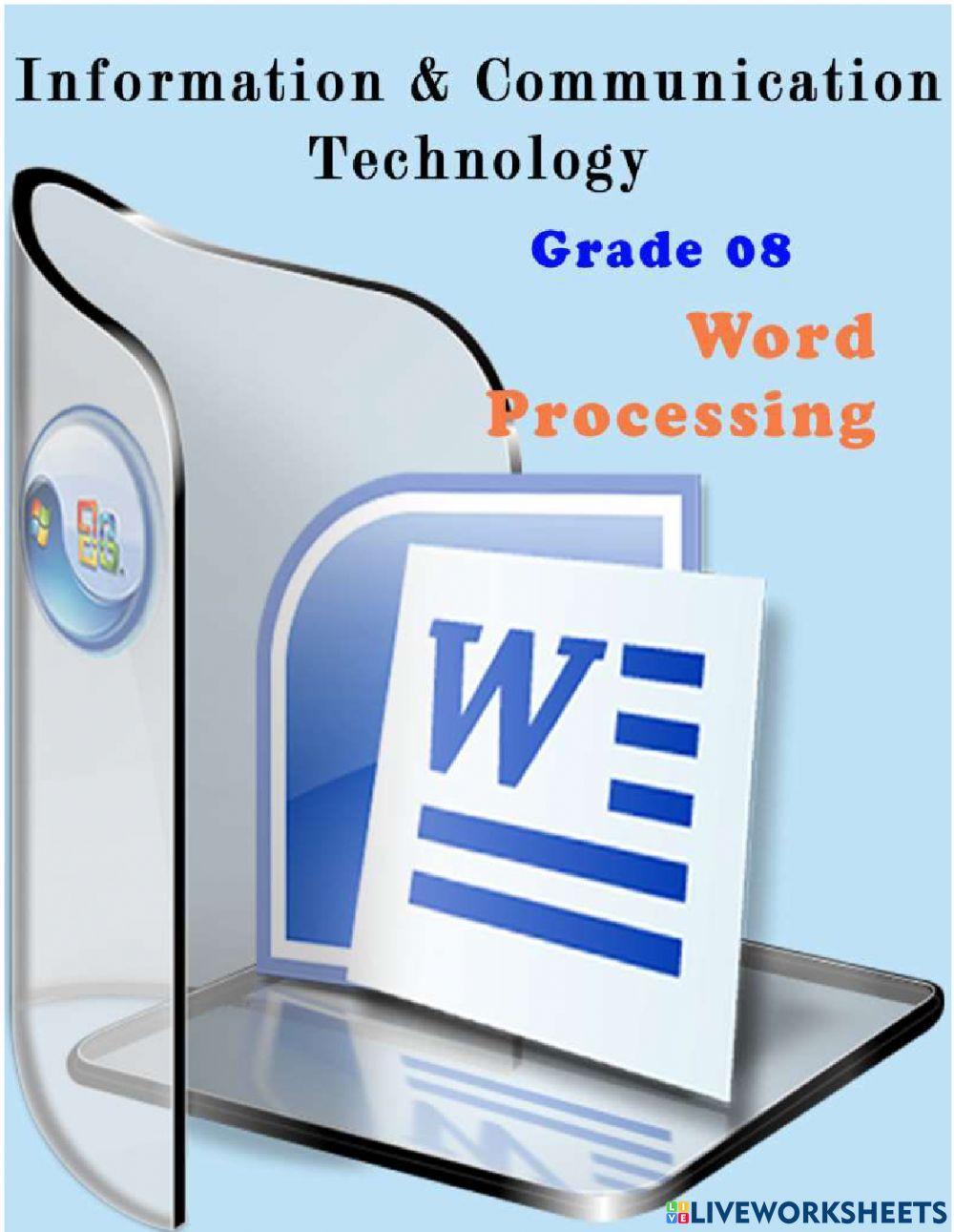Word processing software definition