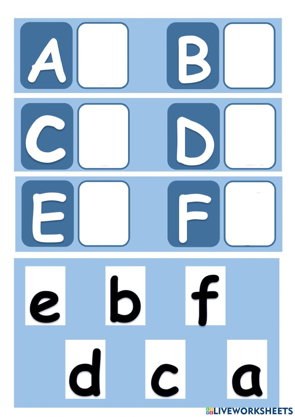 Alphabet matching