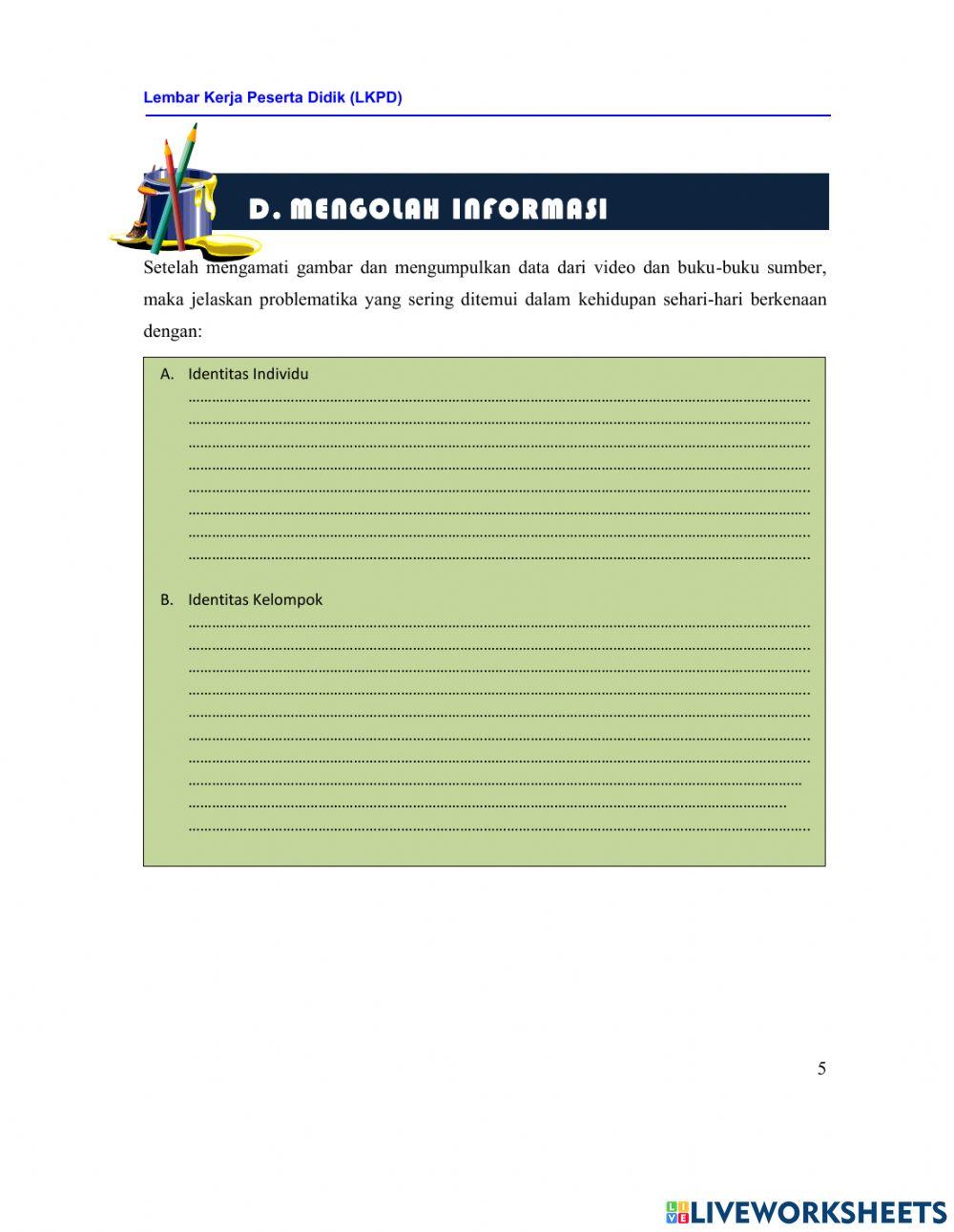 Realitas Identitas Individu dan Kelompok