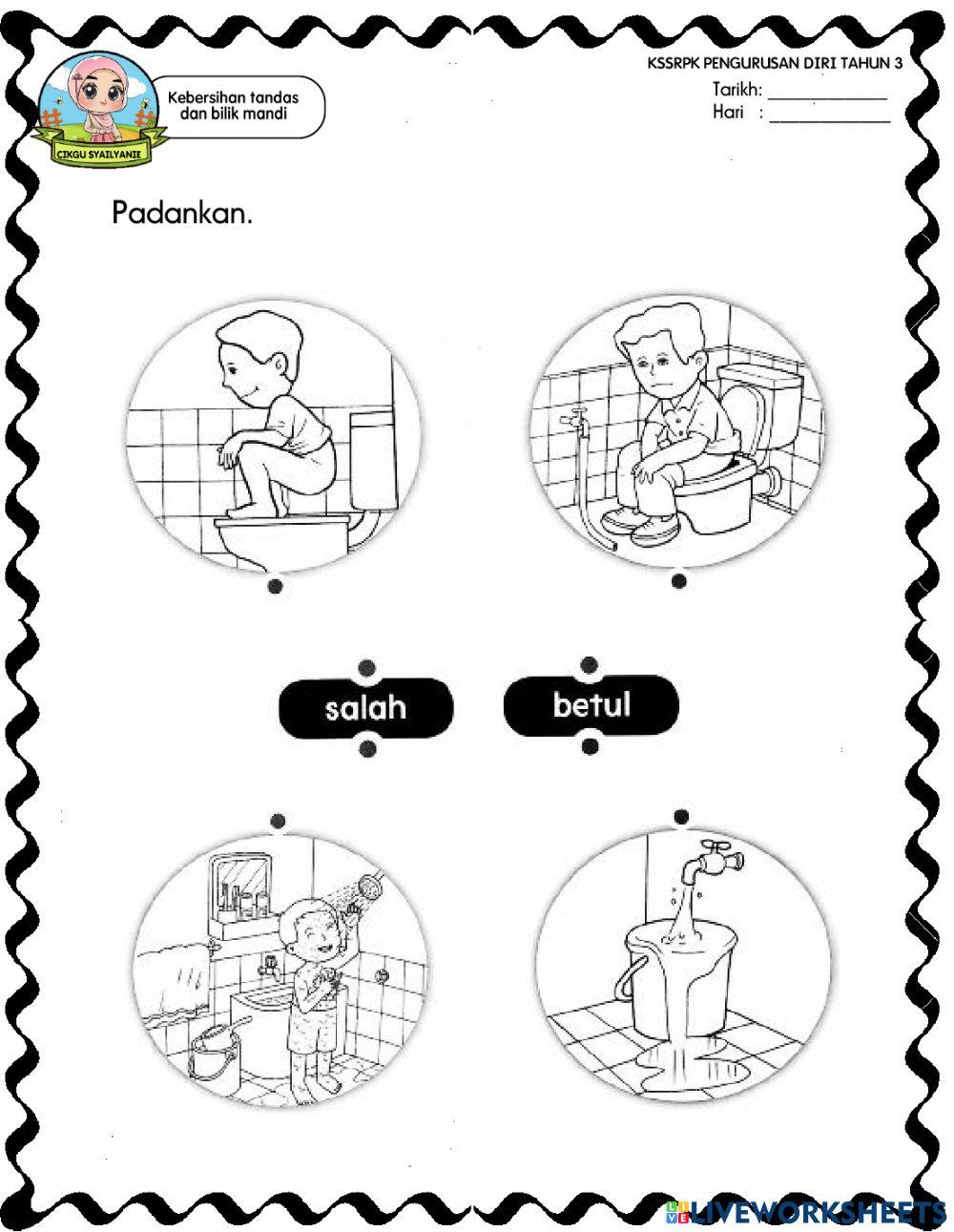 Kebersihan tandas dan bilik mandi