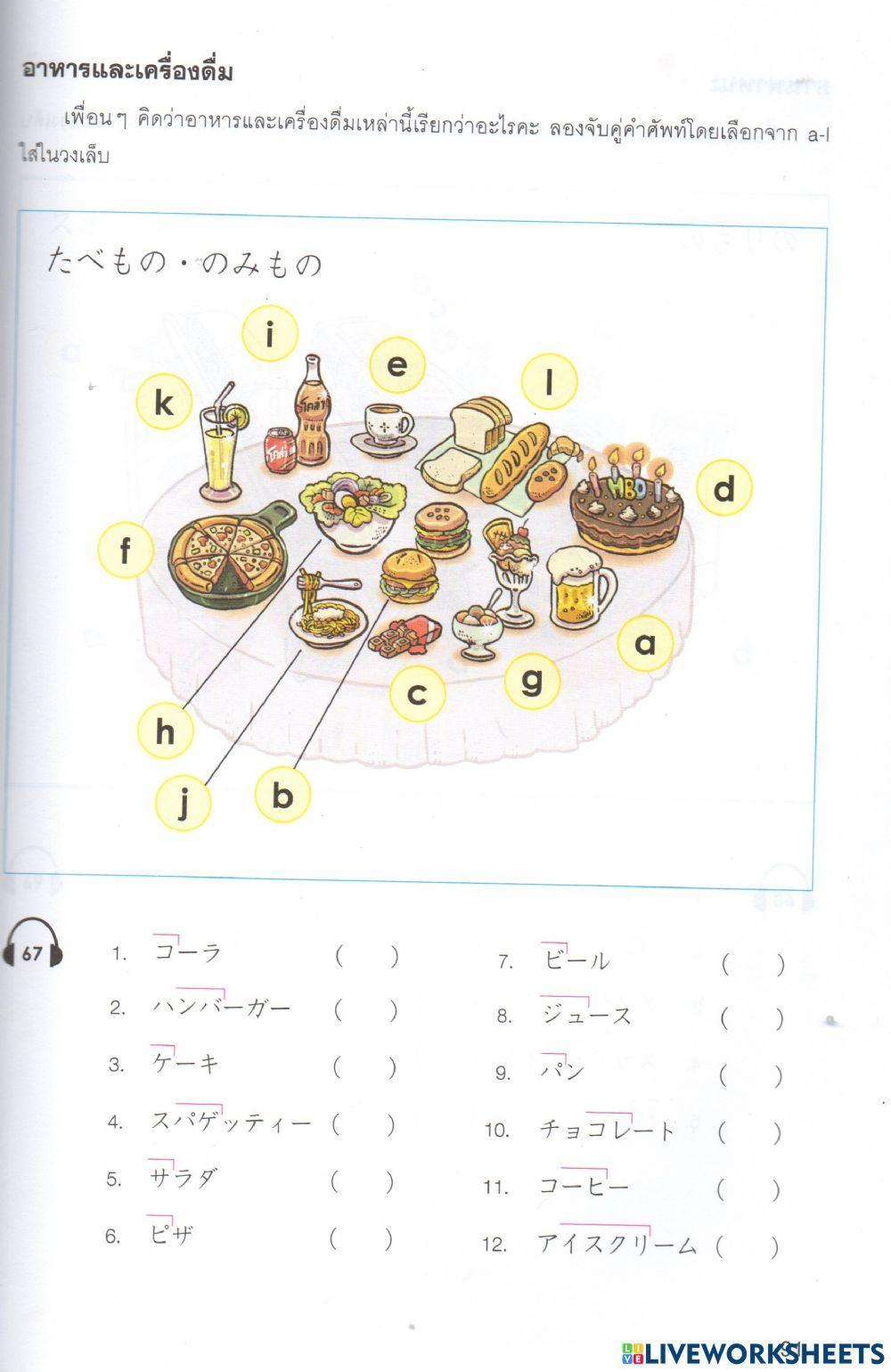 อาหารและเครื่องดื่ม
