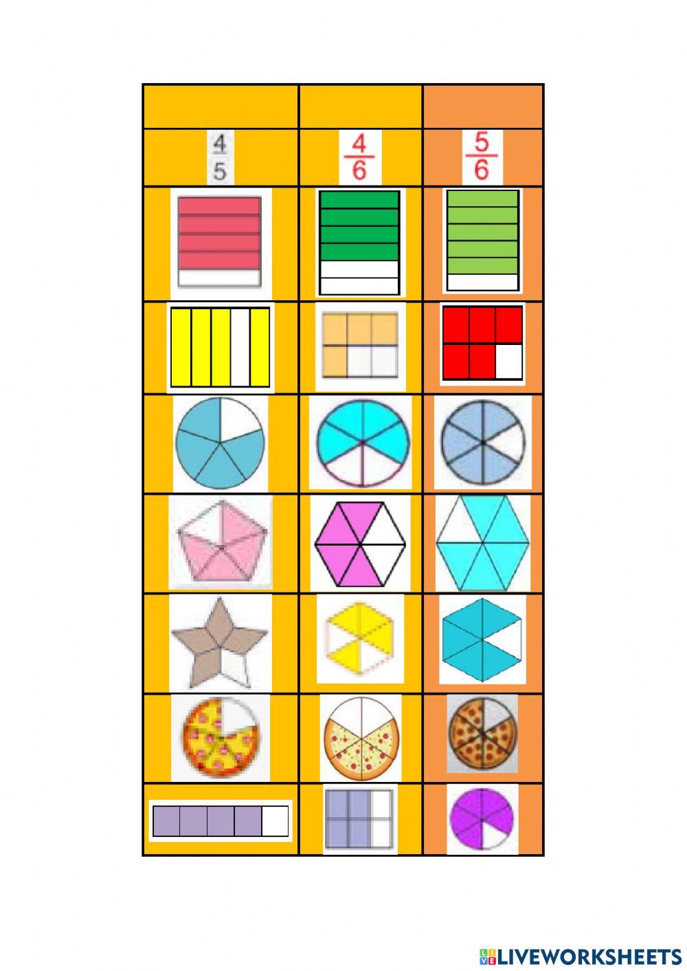 一年级数学分数