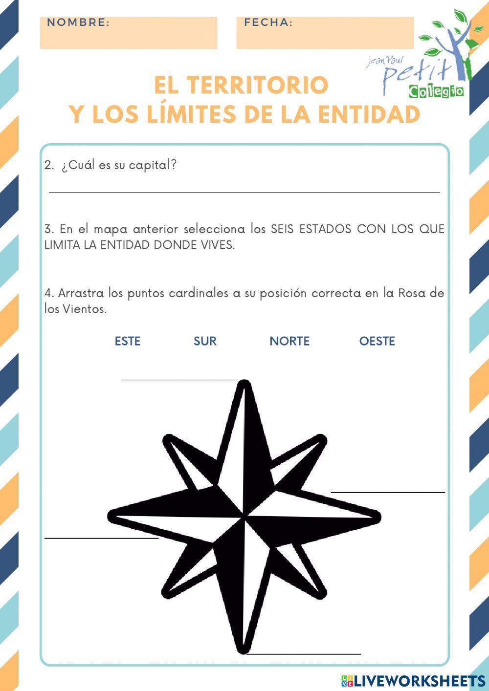 El territorio y los límites de la Entidad