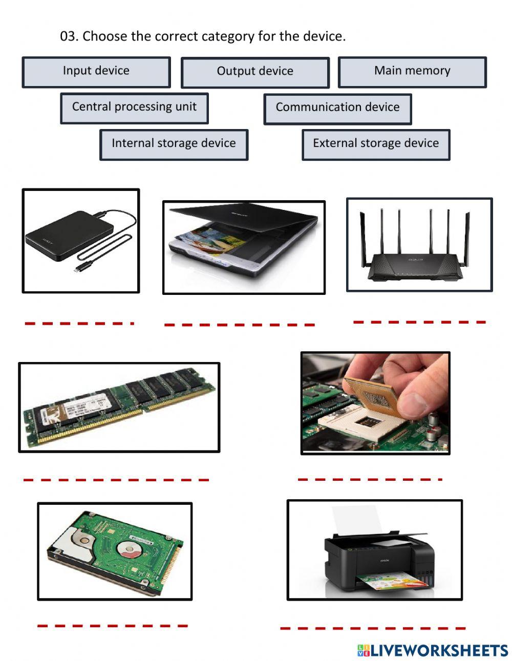 Let’s Identify the components of the computer 1236975