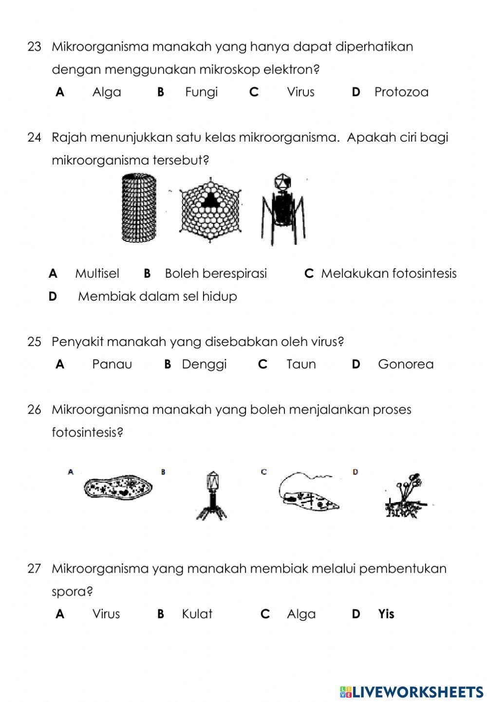 Pengelasan mikroorganisma