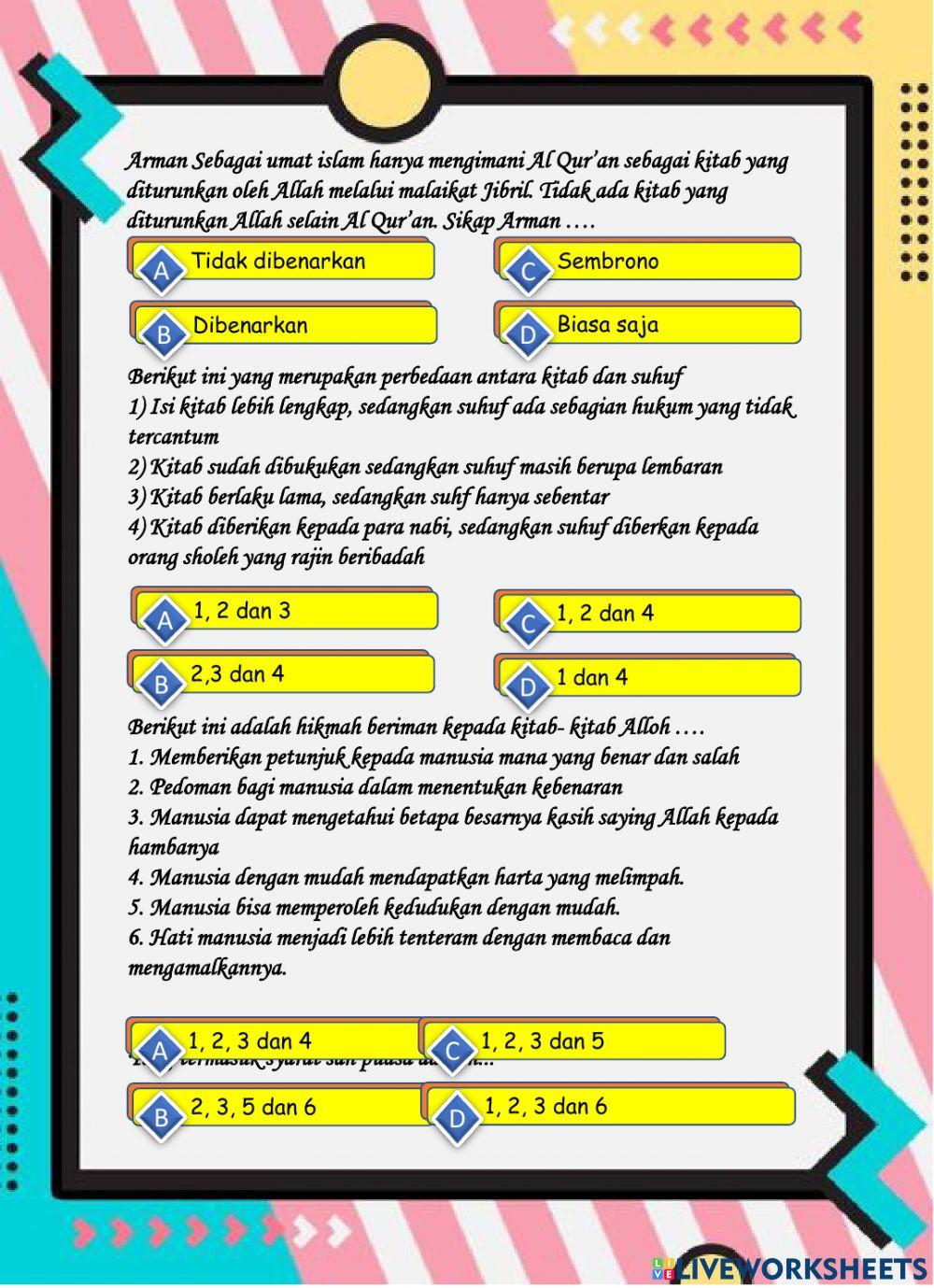 Lkpd iman kepada kitab allah swt