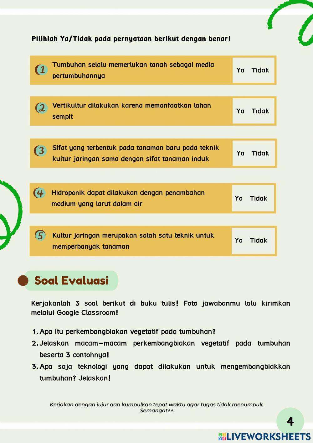 LKPD 2.1 Perkembangbiakan Vegetatif Tumbuhan Kelas 9 SMP