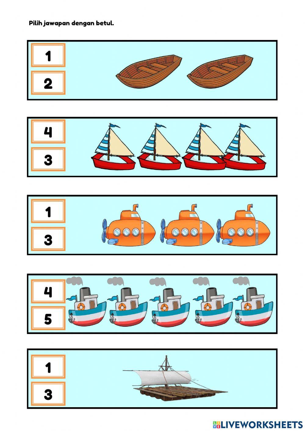 Mengenal nombor kenderaan di air
