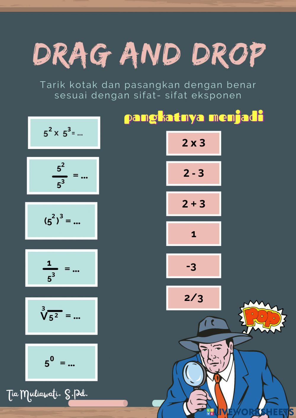 Lembar Kerja Eksponen