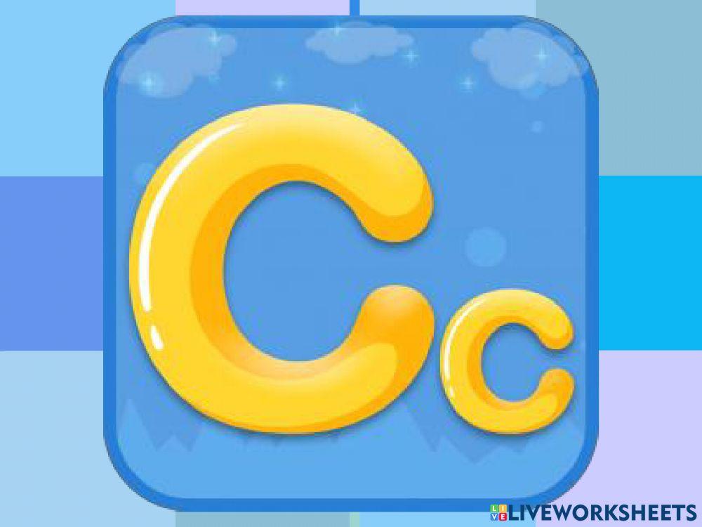 Listen and repeat: letter C