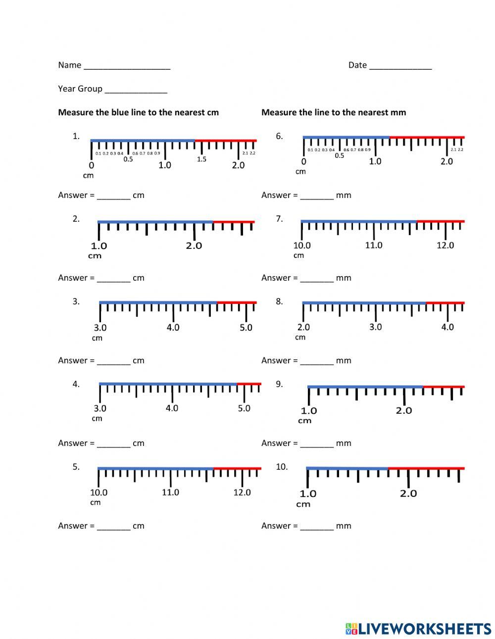 Measure - Using a Ruler