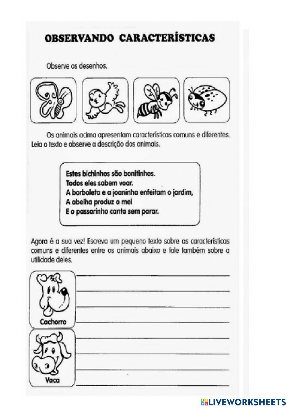 Atividades de portugues