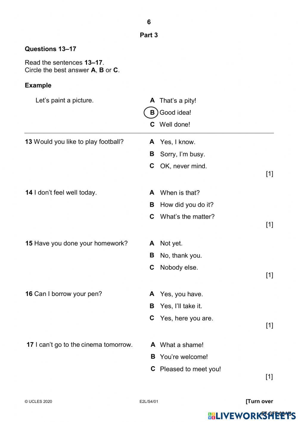 T2-diagnostic test reading and writing 3rd grade