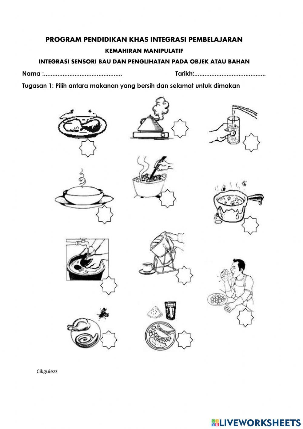 Membezakan makanan yang selamat dan tidak