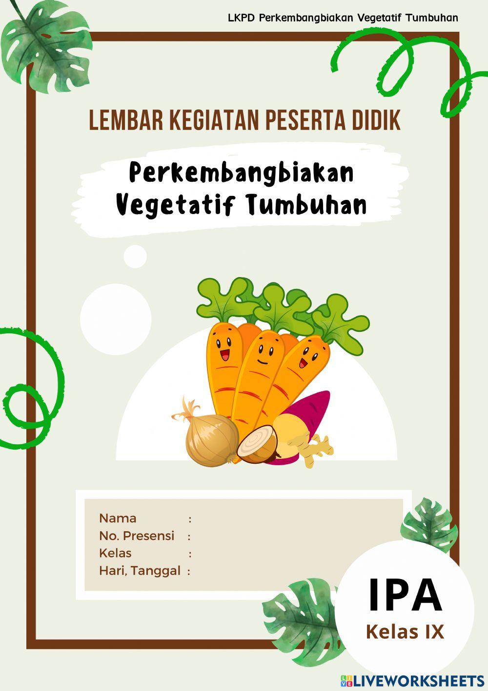 LKPD Reproduksi Vegetatif Tumbuhan