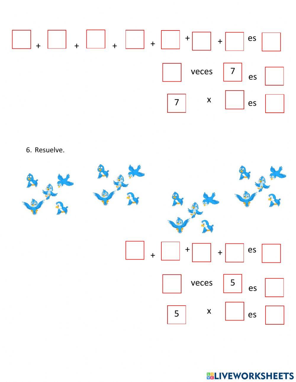Tablas de multiplicar