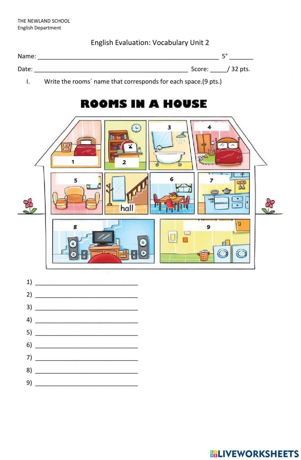 Vocabulary Unit 2 Answers
