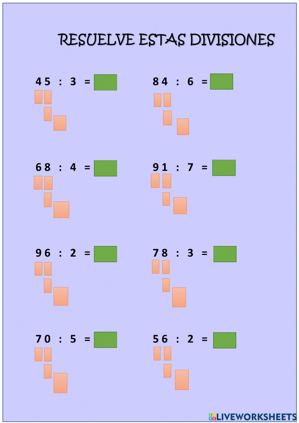 Divisiones en 2 pasos