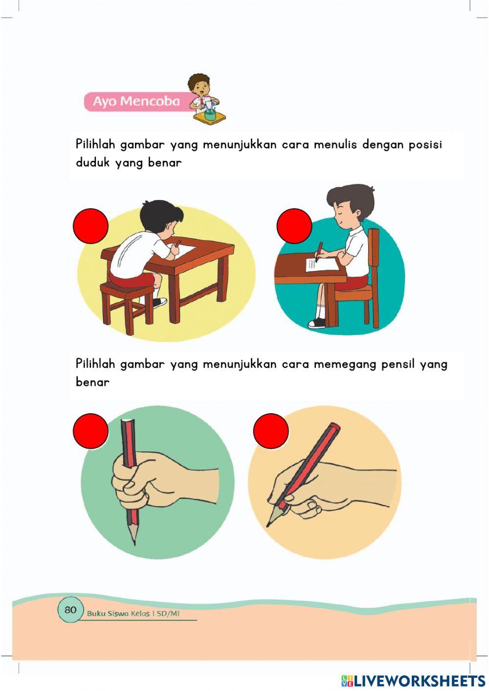 Kelas 1 Tema 1 Halaman 77, 80, 81