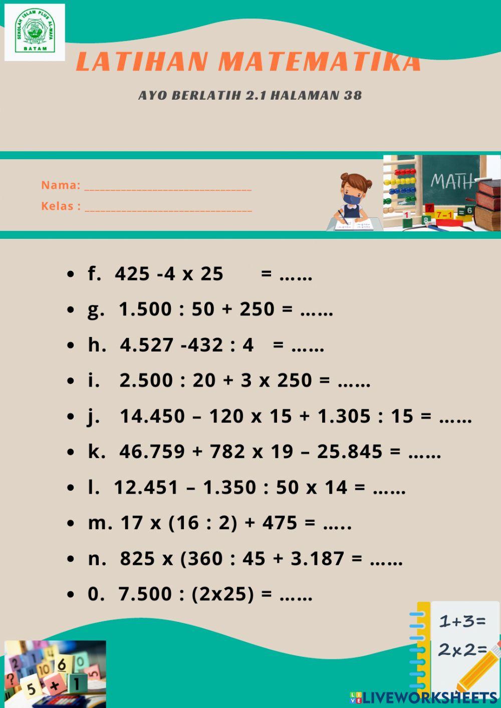 Operasi hitung campuran