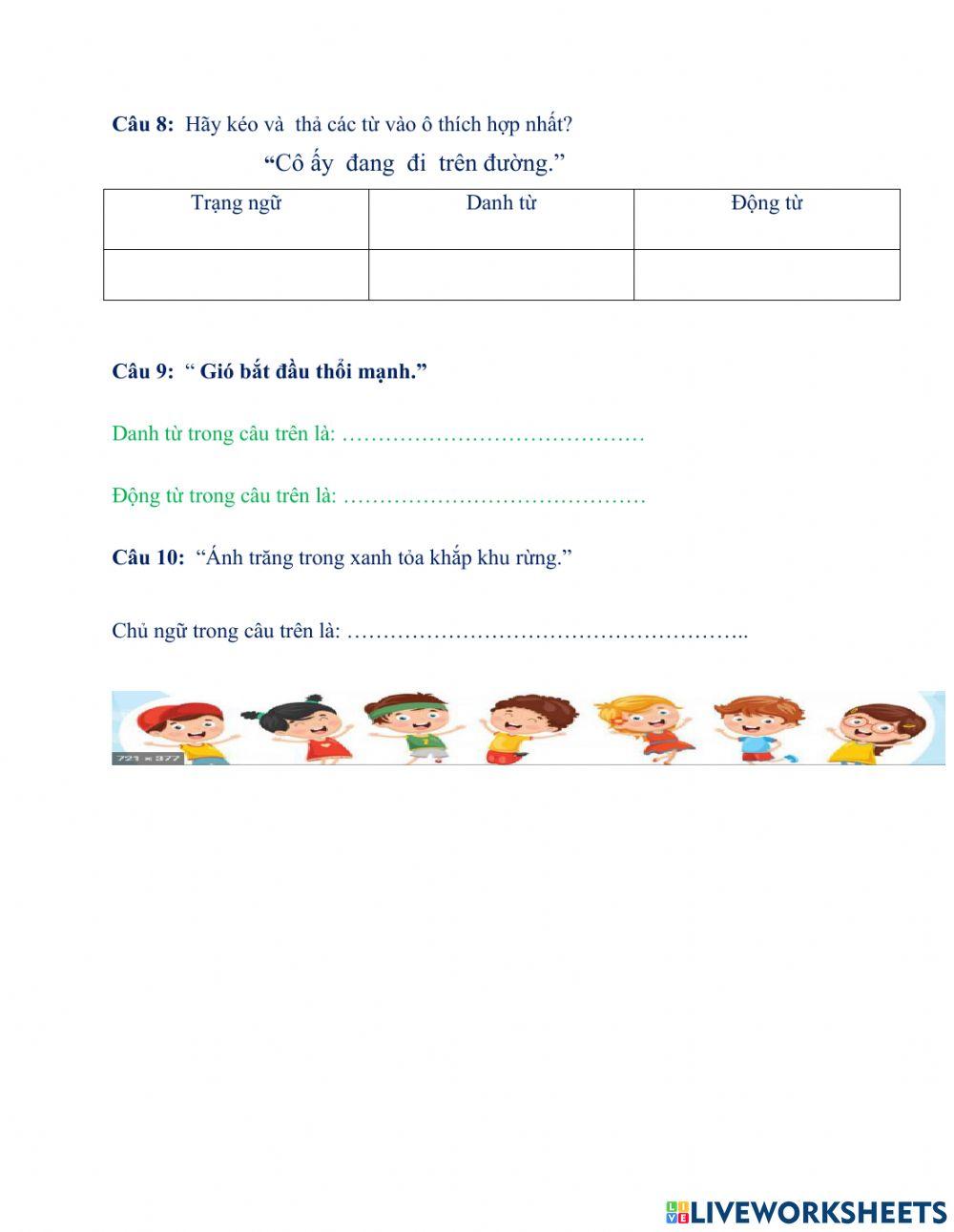 Luyện từ và câu