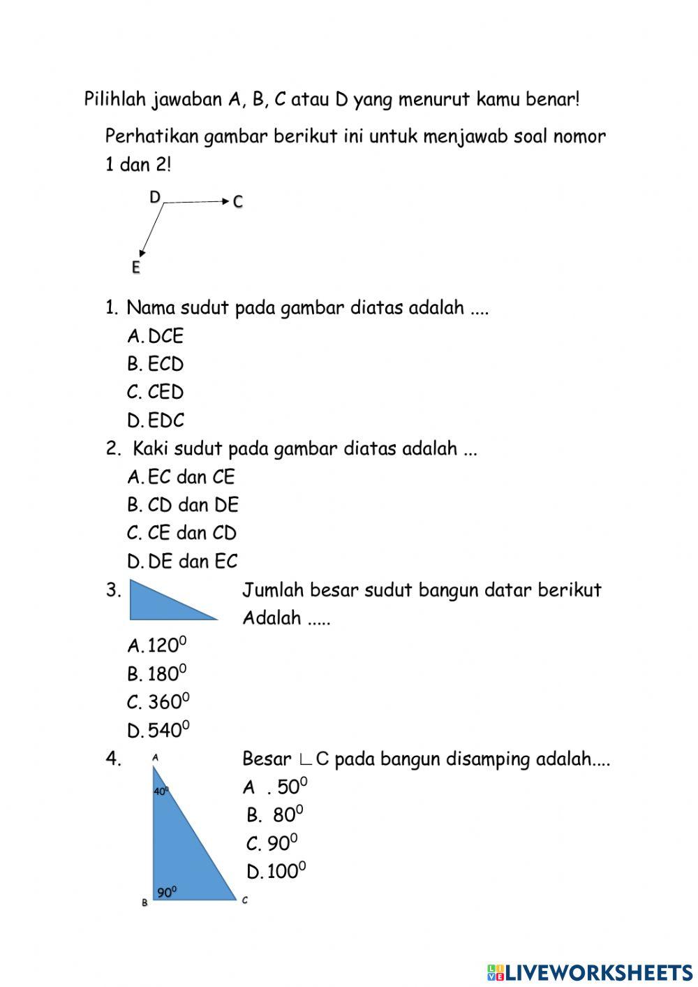 Ulangan Harian matematika