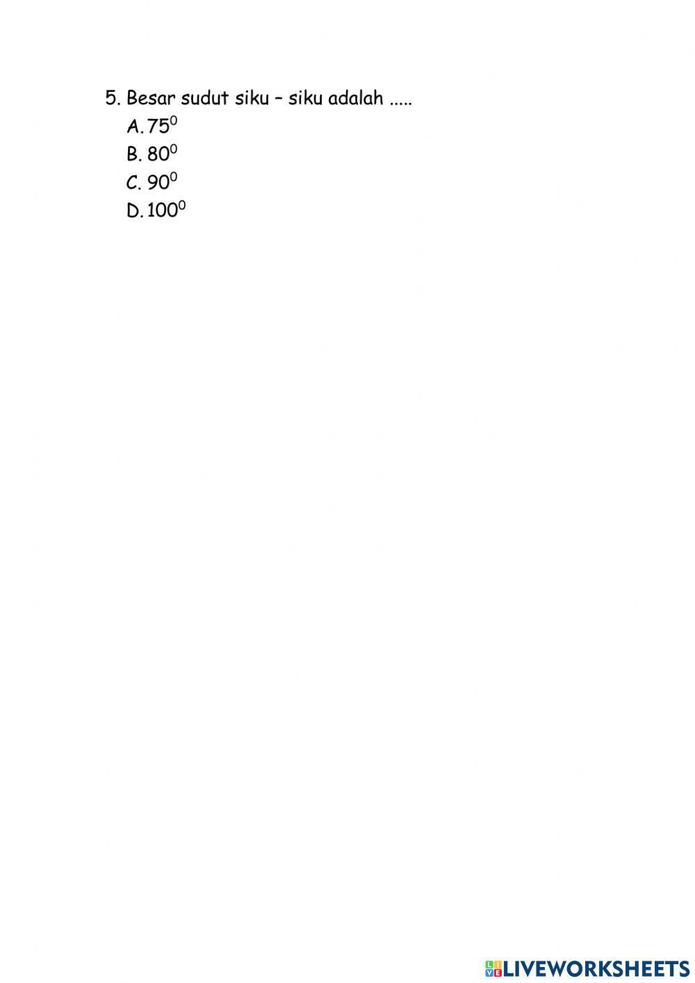 Ulangan Harian matematika
