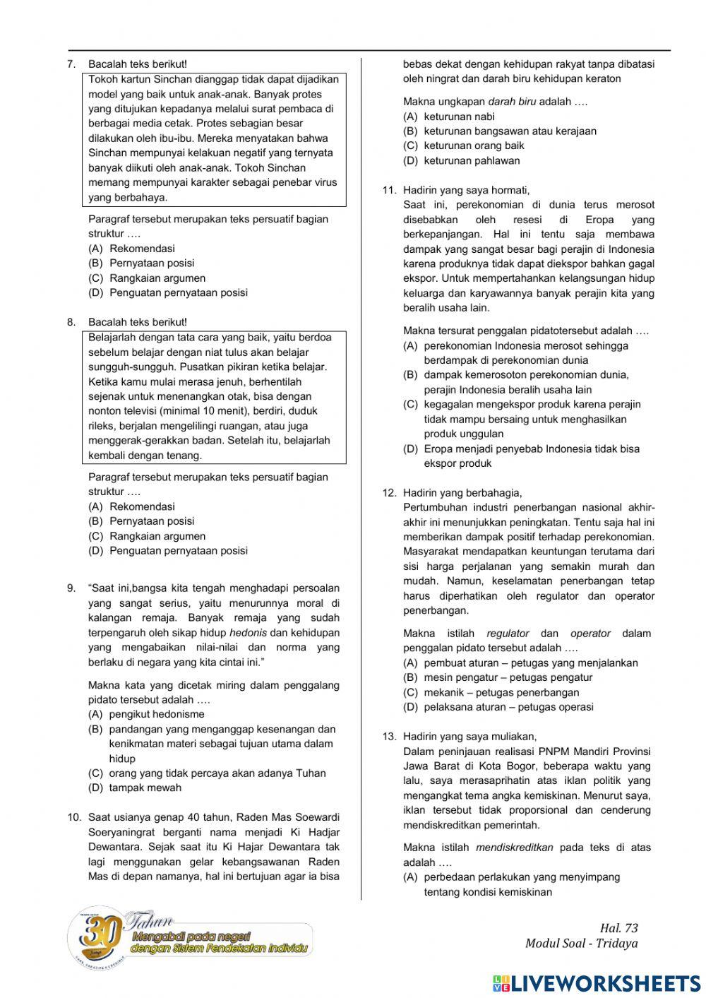 Teks Pidato Persuasif (seri 2)