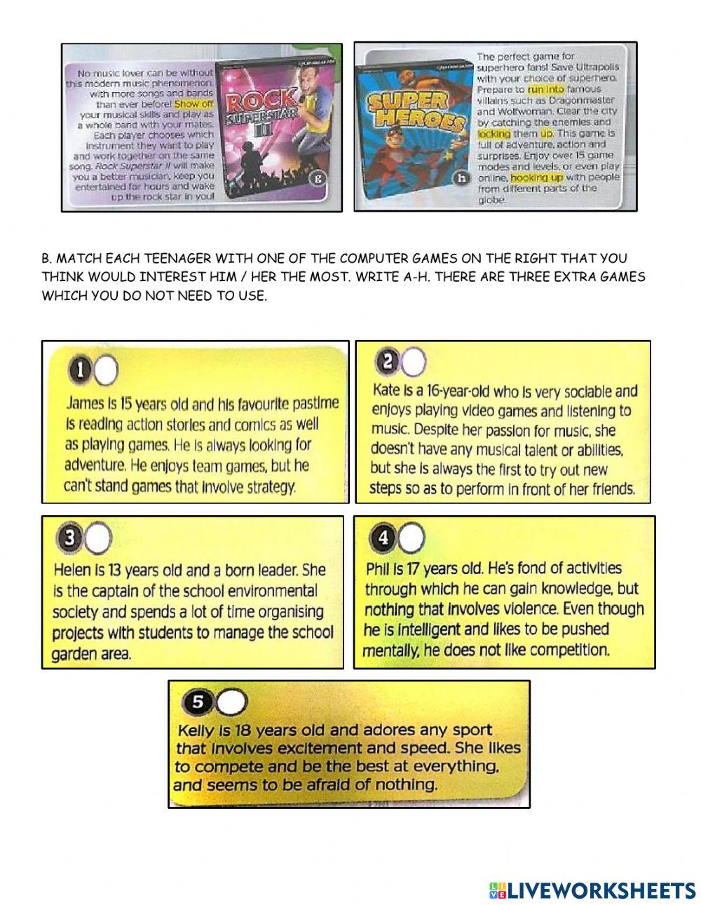 Form 4 reading unit 6b