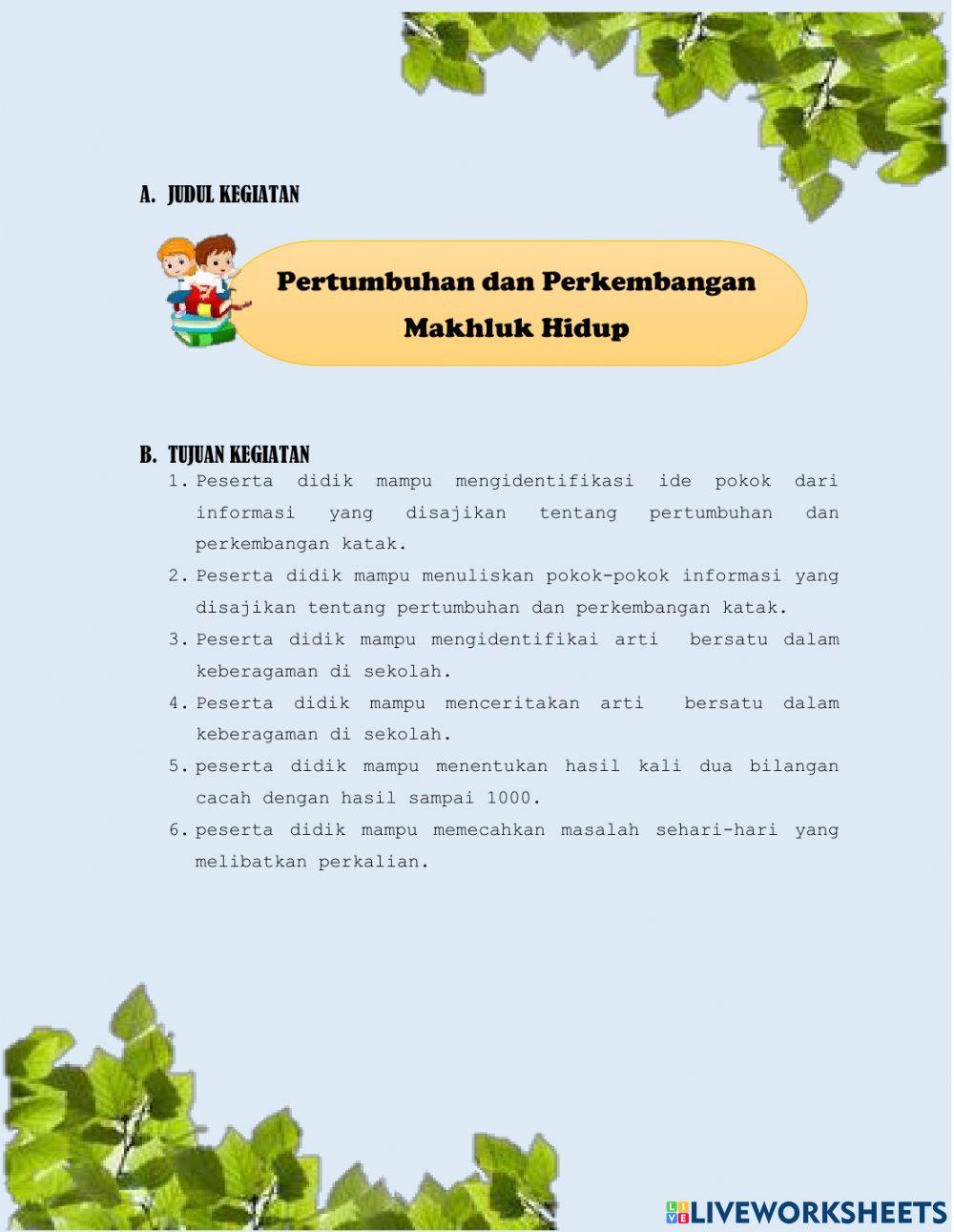 Lembar Kerja Peserta Didik