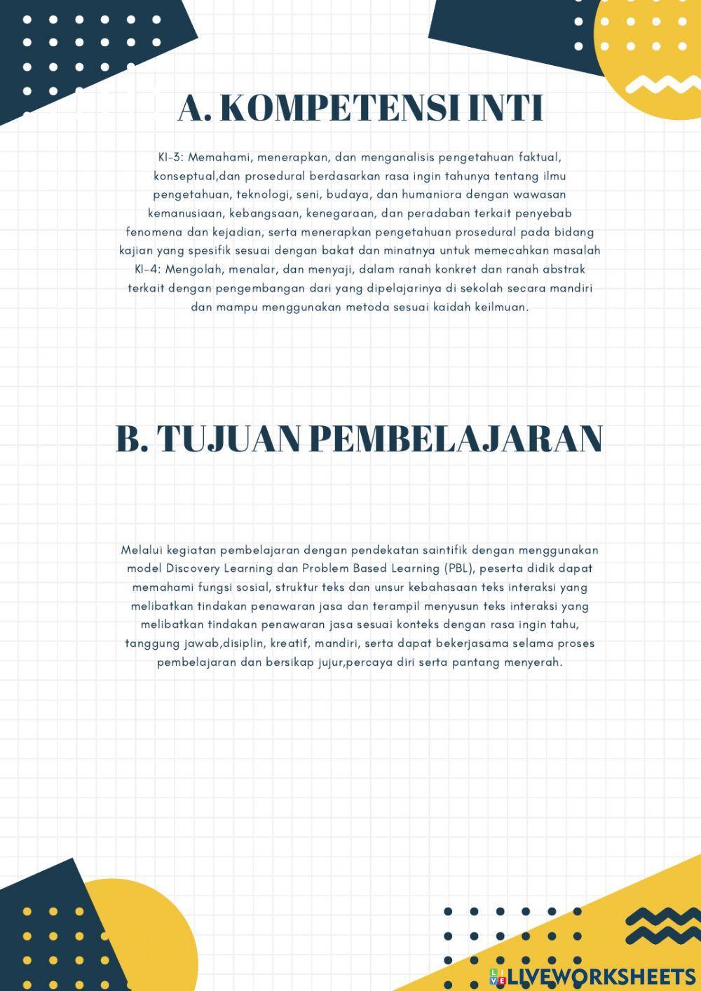 Lkpd bahasa inggris (latihan)