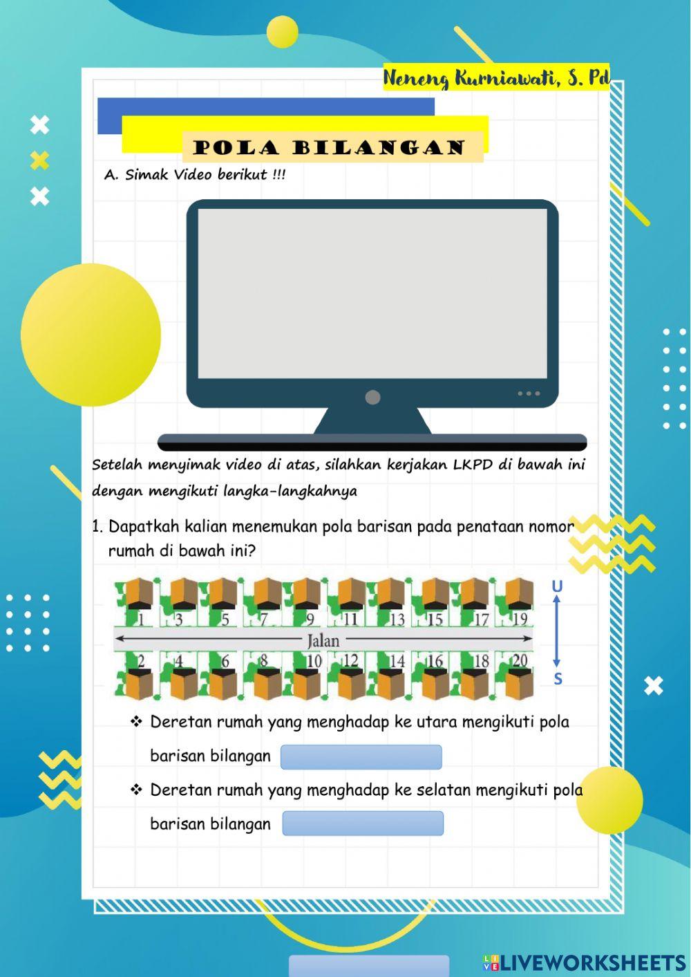 Pola Bilangan Kelas 8