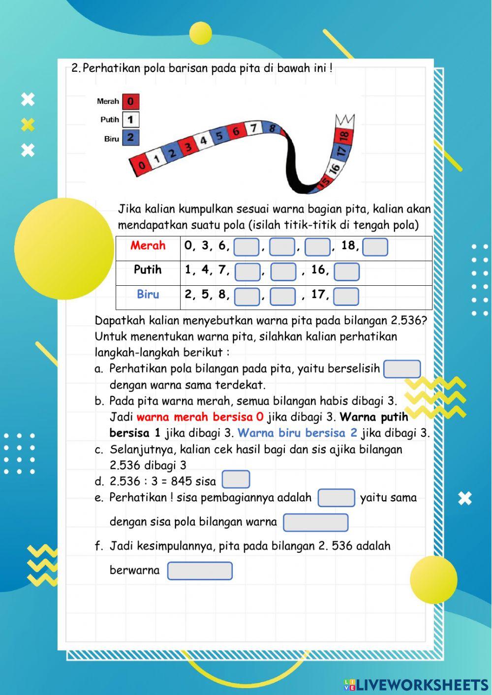 Pola Bilangan Kelas 8