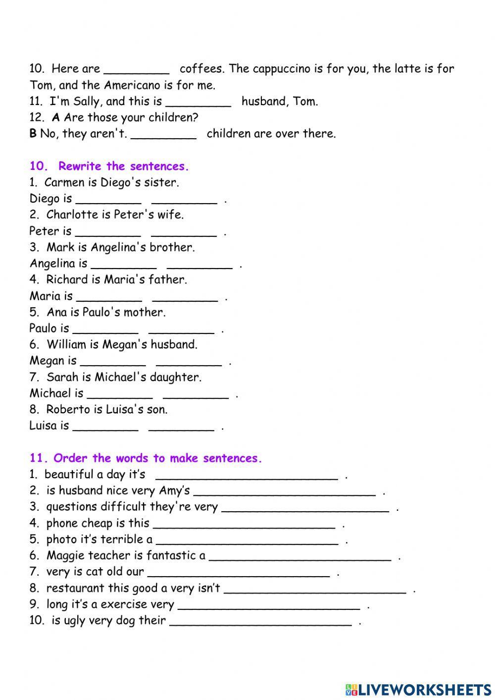 Test English File Beginner Part 1